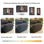 Sofà senza ossa in morbido peluche da 149'', spugna HD 32D, design ergonomico, confezionamento sottovuoto, libera combinazione, connessione a fibbia per camera da letto/studio/home theater