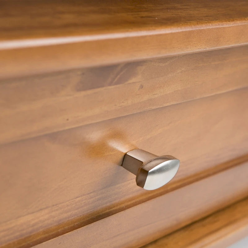 Tavolino da Salotto Transizionale in Legno da 122 cm con Cassetti Contenitori