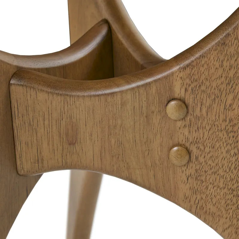 Tavolino Laterale in Legno a Triangolo