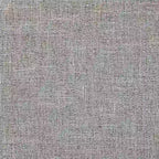 Sgabello da bar girevole senza schienale Avery White Wood, sedile in tessuto grigio