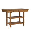 Credenza da cucina bicolore con cassetti e ripiani