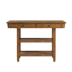 Credenza da cucina bicolore con cassetti e ripiani