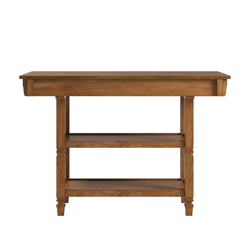 Credenza da cucina bicolore con cassetti e ripiani