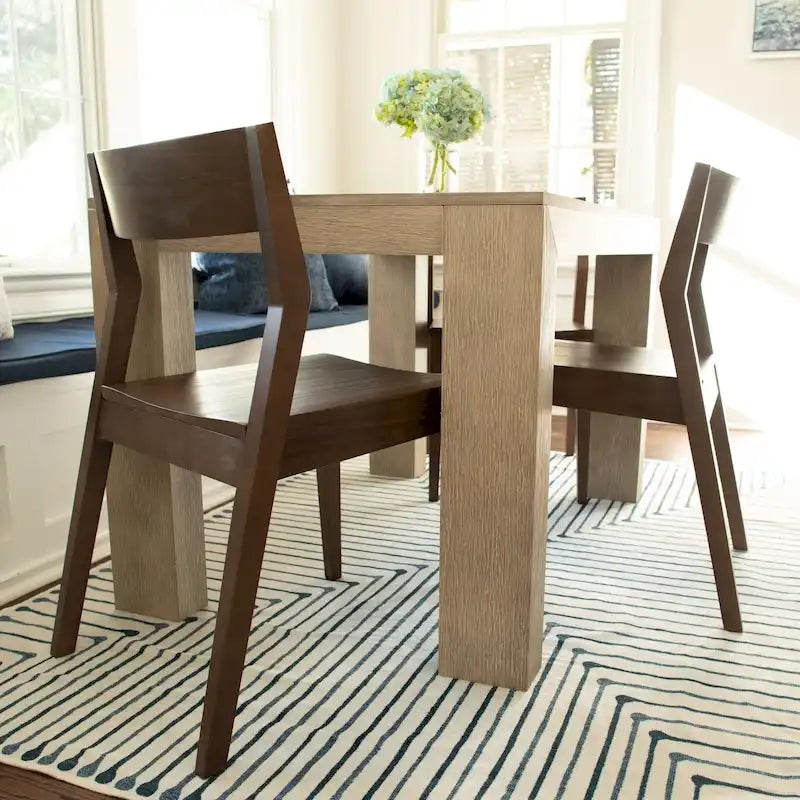 Sedia da pranzo moderna in legno massello