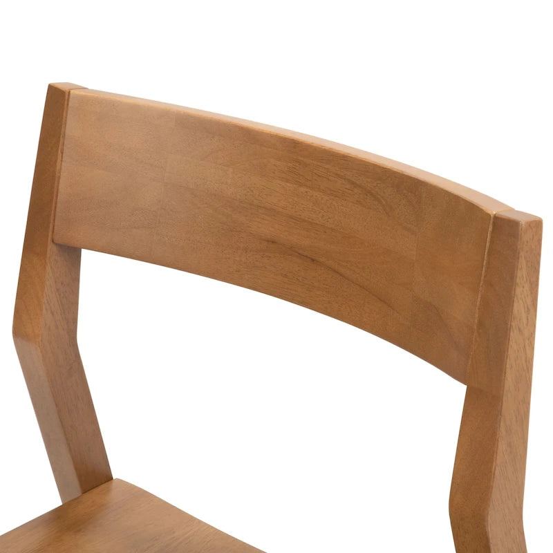 Sedia da pranzo moderna in legno massello