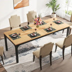 Tavolo da pranzo rettangolare da 78 pollici per 6-8 persone