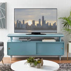 Mobile TV in legno di design moderno di metà secolo