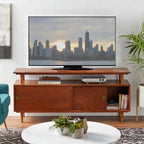 Mobile TV in legno di design moderno di metà secolo