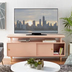 Mobile TV in legno di design moderno di metà secolo