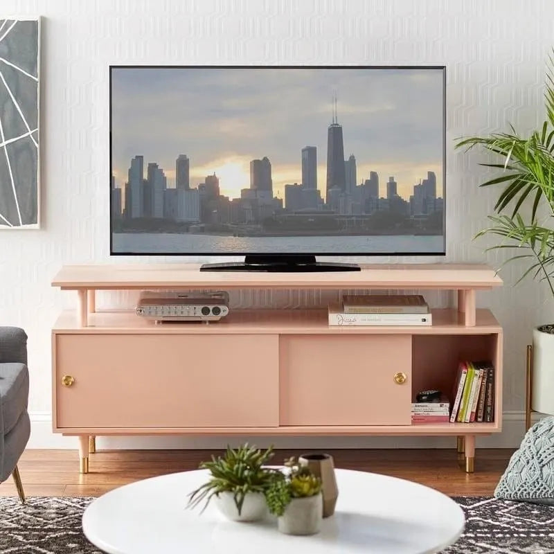 Mobile TV in legno di design moderno di metà secolo