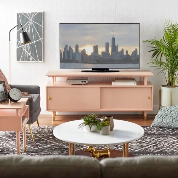 Mobile TV in legno di design moderno di metà secolo