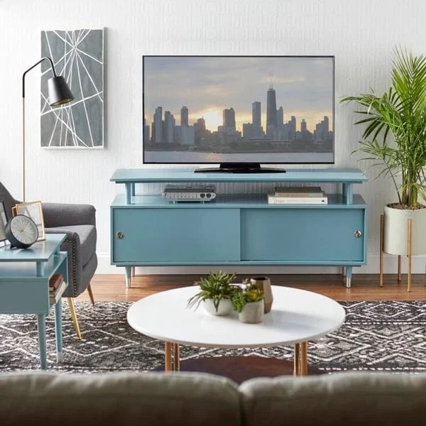 Mobile TV in legno di design moderno di metà secolo