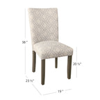 Sedia da pranzo classica Parsons - Set da 2