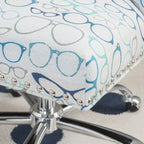 Sedia da ufficio Optical Print con rotazione a 360°