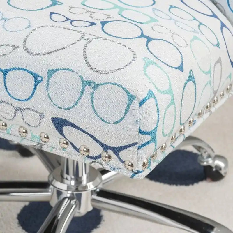 Sedia da ufficio Optical Print con rotazione a 360°