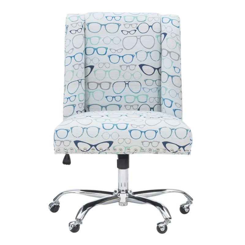 Sedia da ufficio Optical Print con rotazione a 360°