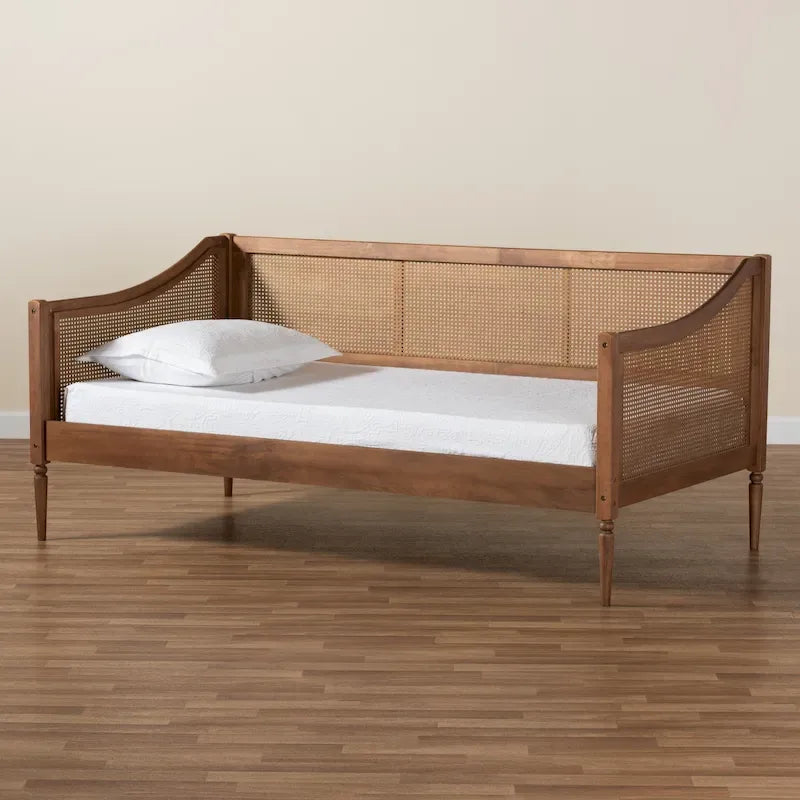 Daybed Mid-Century Modern in Rattan Sintetico - Singolo