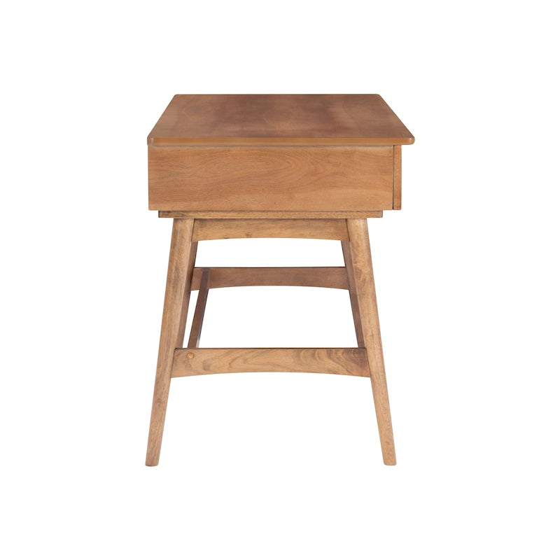 Scrivania Mid-Century in Rattan