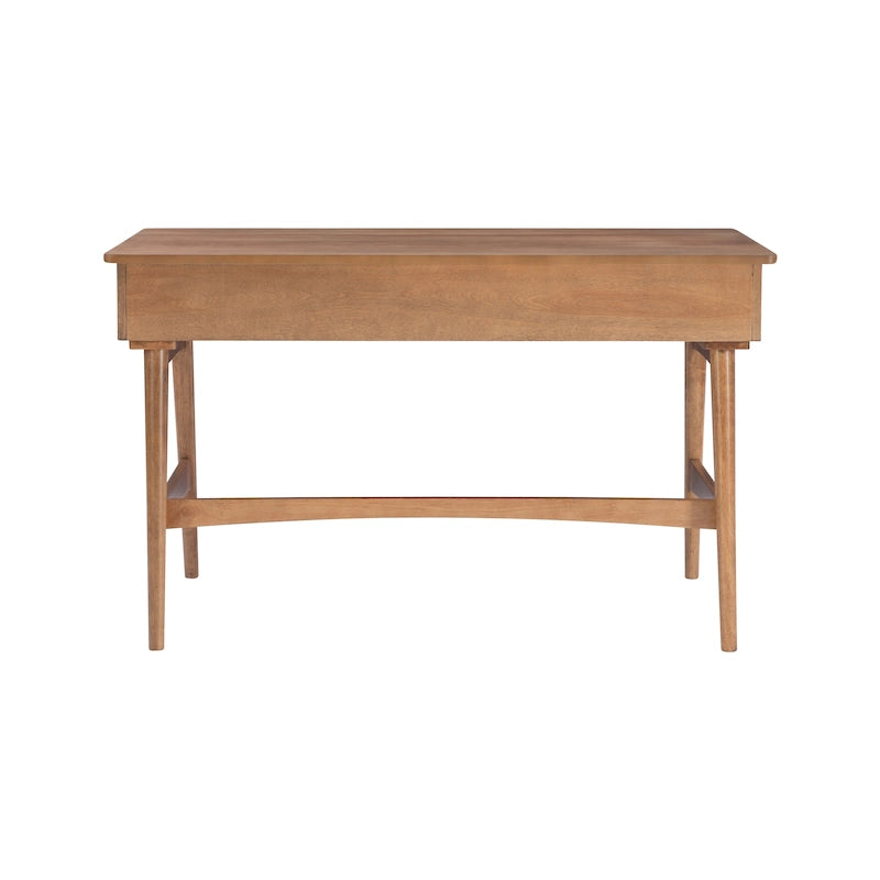 Scrivania Mid-Century in Rattan
