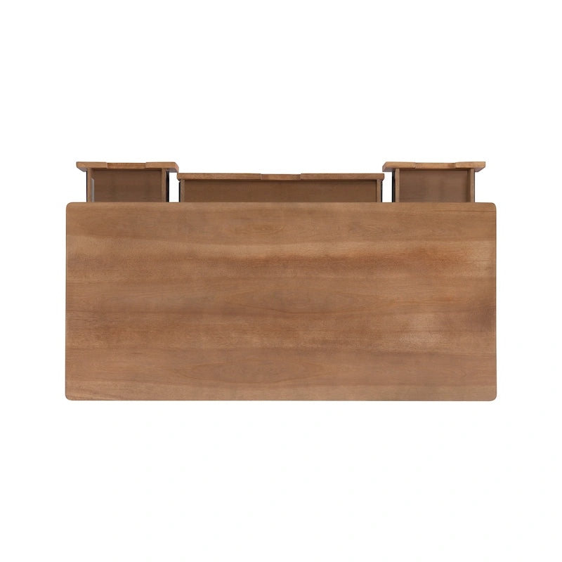 Scrivania Mid-Century in Rattan