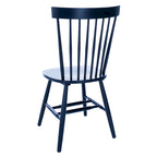 Sedia da pranzo rustica con schienale a fusi (Set di 2) - 53L x 53P x 91H cm