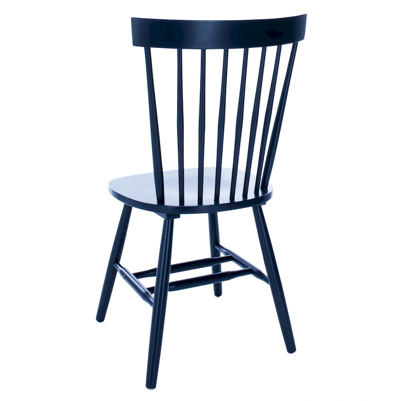 Sedia da pranzo rustica con schienale a fusi (Set di 2) - 53L x 53P x 91H cm