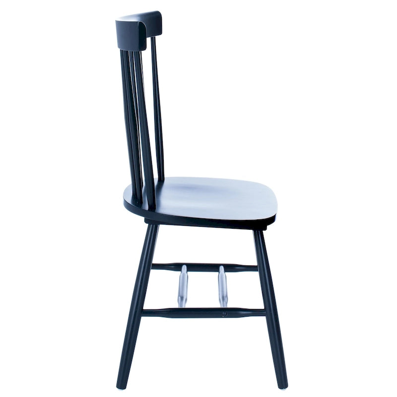 Sedia da pranzo rustica con schienale a fusi (Set di 2) - 53L x 53P x 91H cm