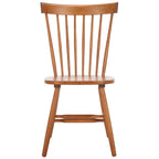 Sedia da pranzo rustica con schienale a fusi (Set di 2) - 53L x 53P x 91H cm