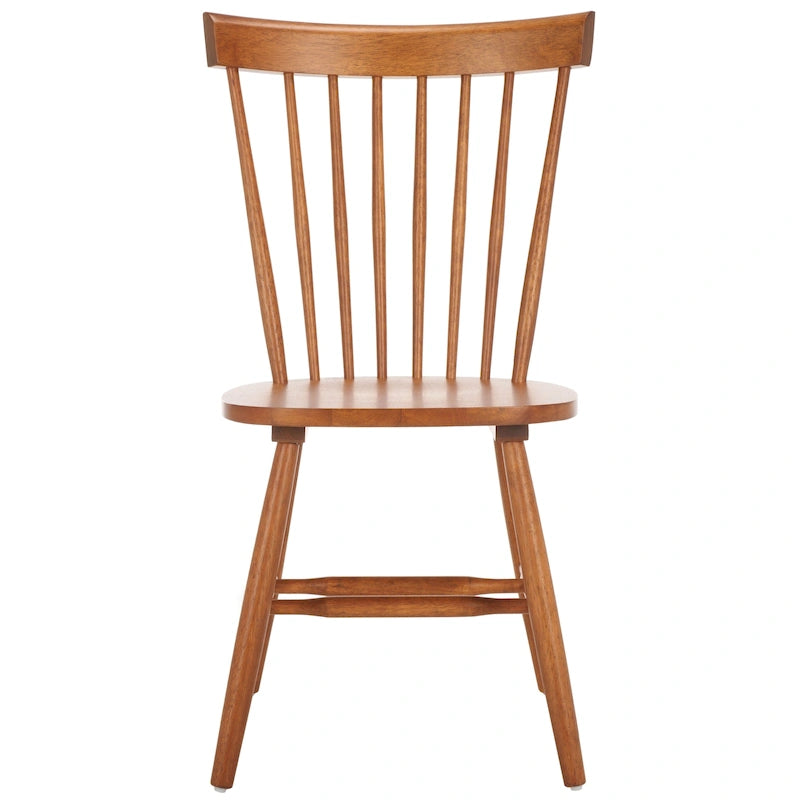 Sedia da pranzo rustica con schienale a fusi (Set di 2) - 53L x 53P x 91H cm