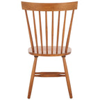 Sedia da pranzo rustica con schienale a fusi (Set di 2) - 53L x 53P x 91H cm