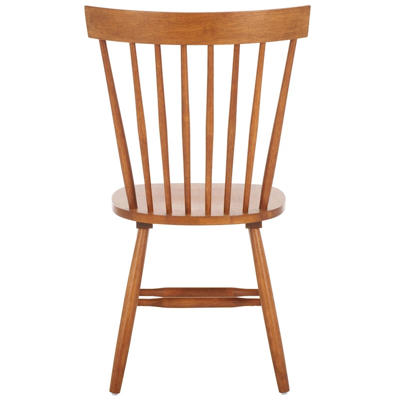 Sedia da pranzo rustica con schienale a fusi (Set di 2) - 53L x 53P x 91H cm