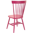 Sedia da pranzo rustica con schienale a fusi (Set di 2) - 53L x 53P x 91H cm