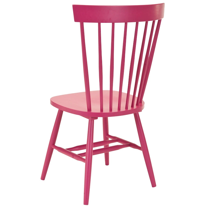 Sedia da pranzo rustica con schienale a fusi (Set di 2) - 53L x 53P x 91H cm